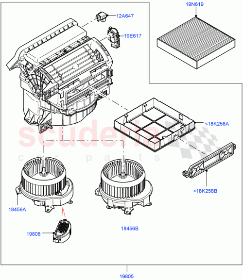 Part Diagram for Land Rover LR130992