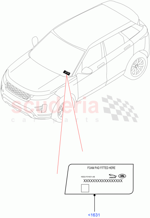 Part Diagram for Land Rover LR146440