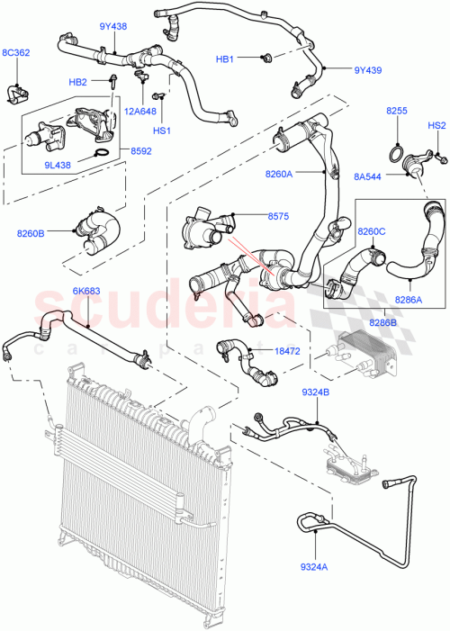 Part Diagram for Land Rover LR013691