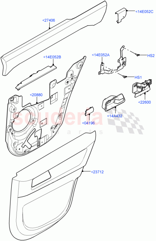 Part Diagram for Land Rover LR143092