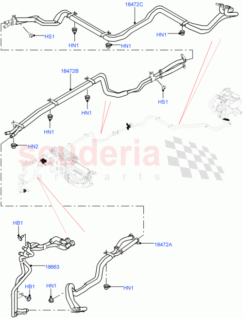 Part Diagram for Land Rover LR082197