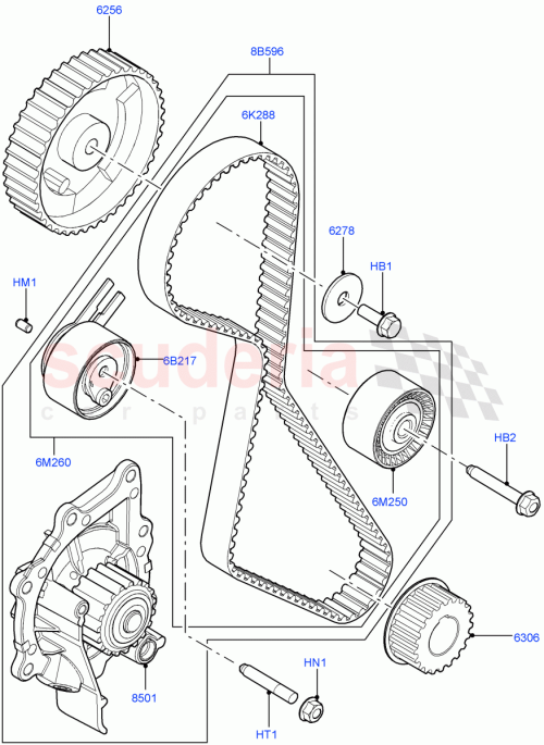 Part Diagram for Land Rover LR000660