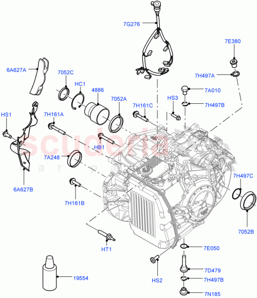 Part Diagram for Land Rover LR001371
