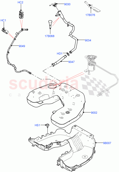 Part Diagram for Land Rover LR159413