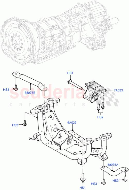 Part Diagram for Land Rover LR130305
