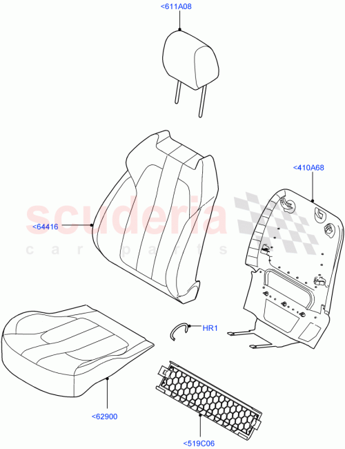 Part Diagram for Land Rover LR042285
