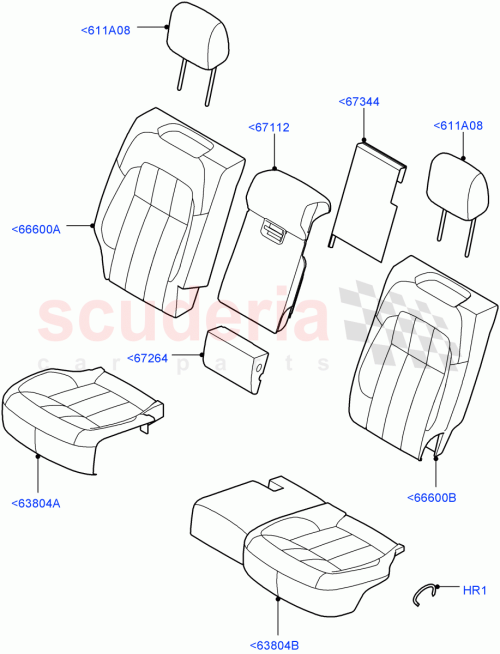 Part Diagram for Land Rover LR161242