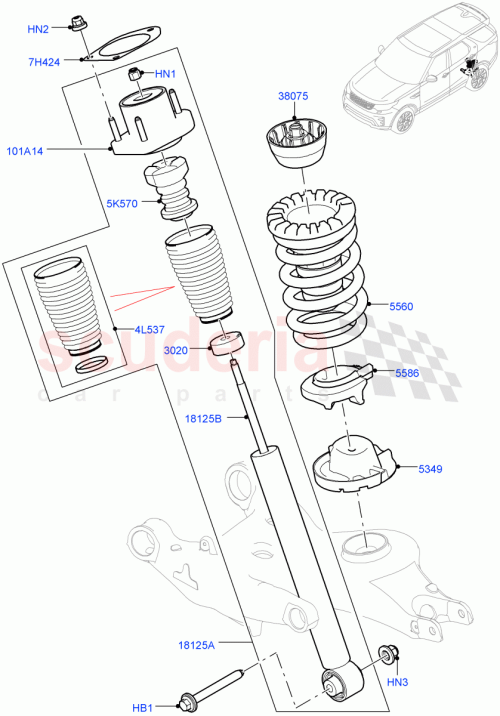 Part Diagram for Land Rover LR081573