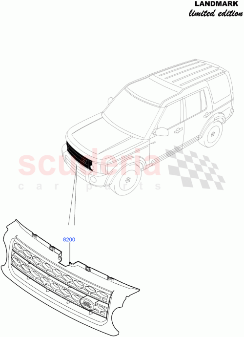 Part Diagram for Land Rover LR023731