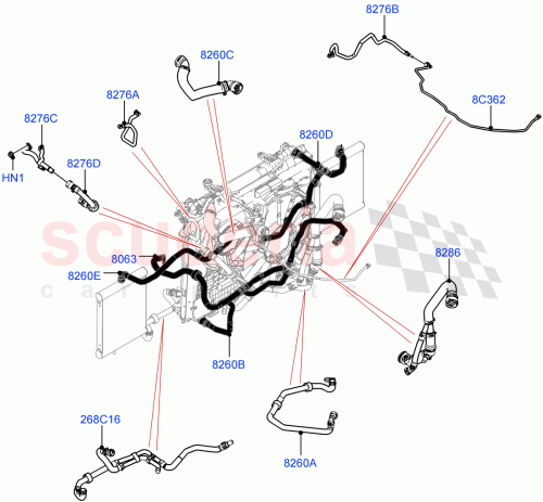Part Diagram for Land Rover LR143461