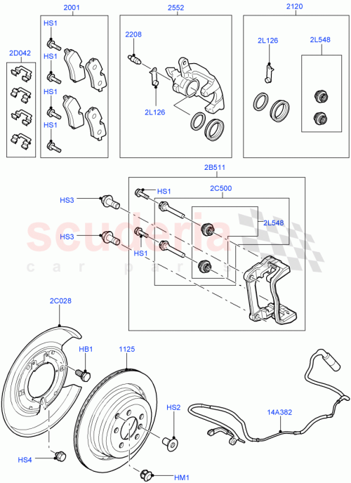 Part Diagram for Land Rover LR032894