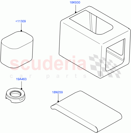 Part Diagram for Land Rover VPLCS0518