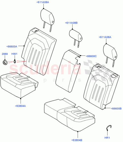 Part Diagram for Land Rover LR133103