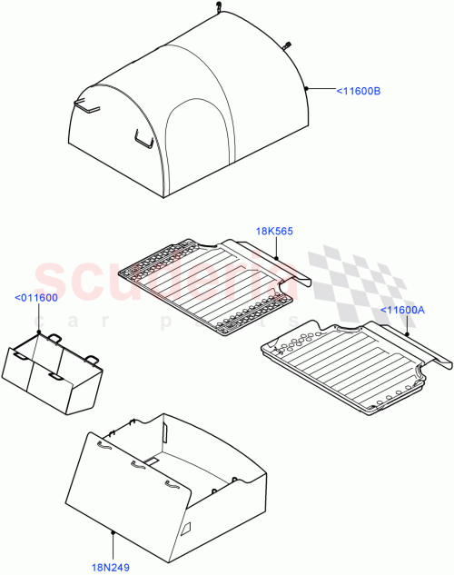 Part Diagram for Land Rover VPLES0566