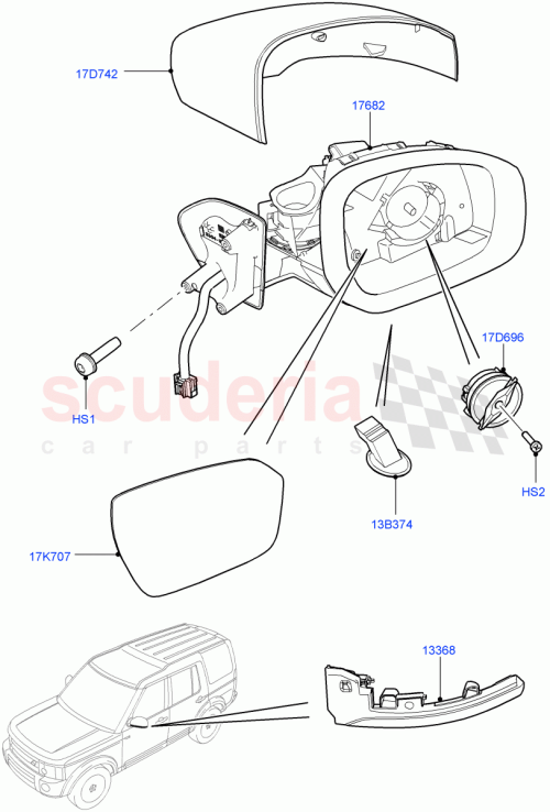 Part Diagram for Land Rover LR051349
