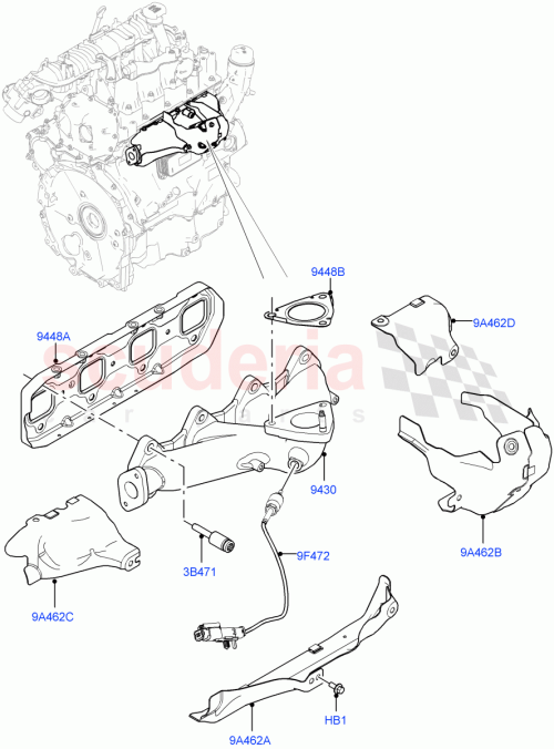 Part Diagram for Land Rover LR073723