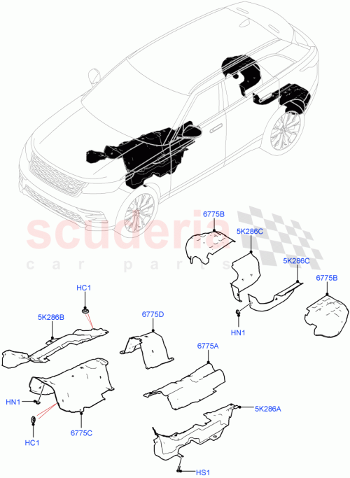Part Diagram for Land Rover LR143008