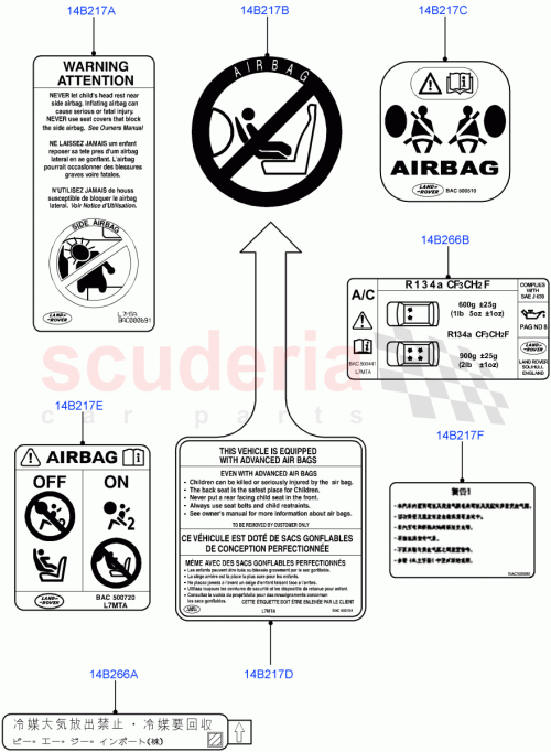 Part Diagram for Land Rover BAC501730