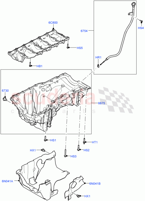 Part Diagram for Land Rover LR141358