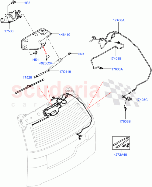 Part Diagram for Land Rover LR087022