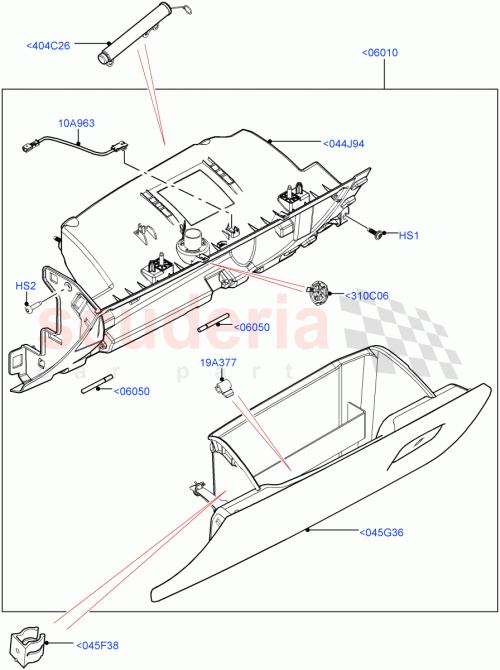 Part Diagram for Land Rover LR116684