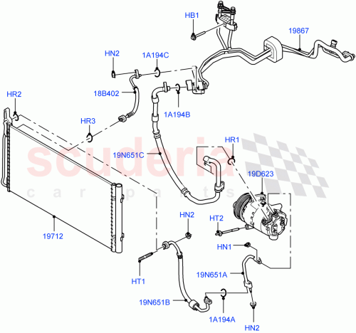 Part Diagram for Land Rover LR115921