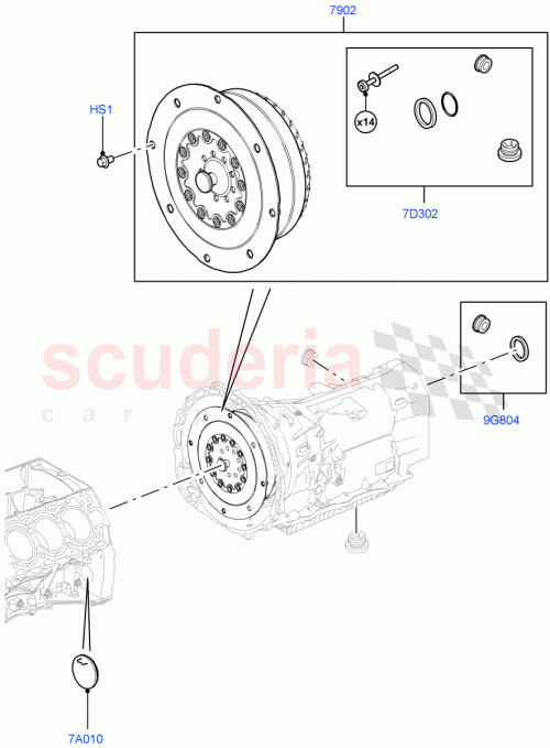 Part Diagram for Land Rover LR082636