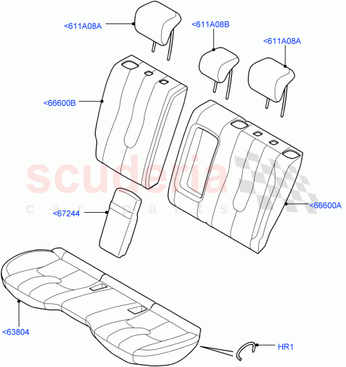 Part Diagram for Land Rover LR080105