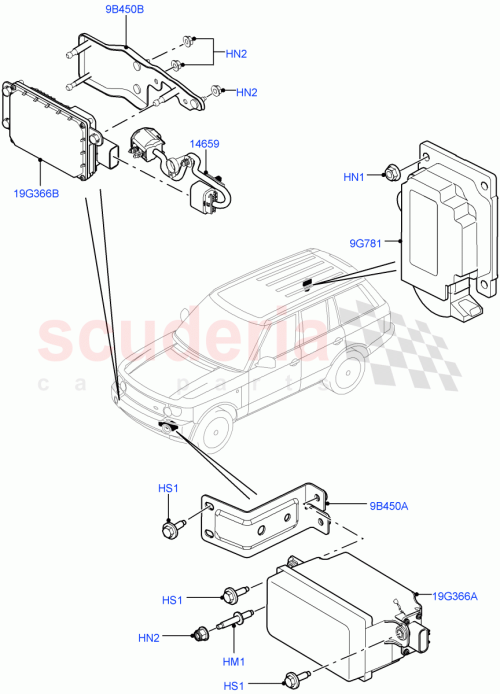 Part Diagram for Land Rover LR012689