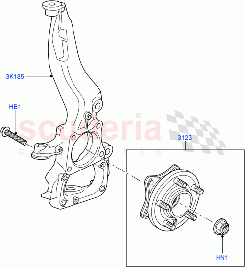 Part Diagram for Land Rover RFM500010