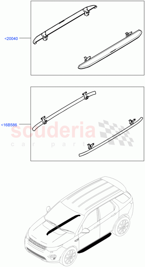 Part Diagram for Land Rover VPLCP0209