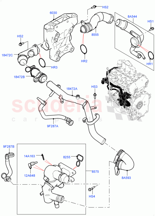 Part Diagram for Land Rover LR106640