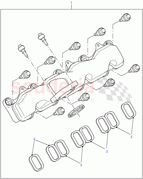 Part Diagram for Land Rover LR004404