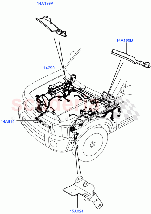 Part Diagram for Land Rover LR087206