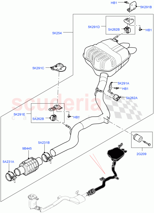 Part Diagram for Land Rover LR134969