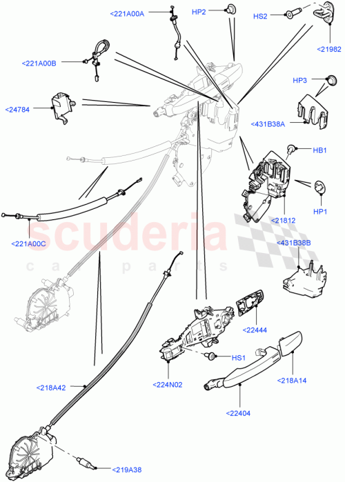Part Diagram for Land Rover LR109381