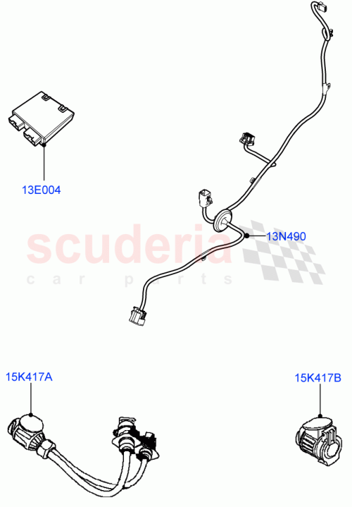 Part Diagram for Land Rover LR115624