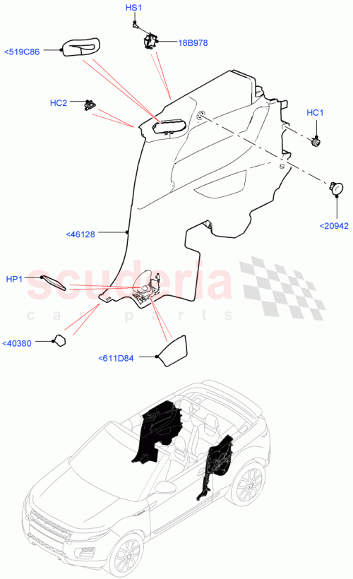Part Diagram for Land Rover LR079470