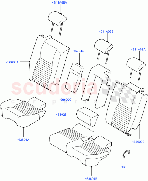 Part Diagram for Land Rover LR059015