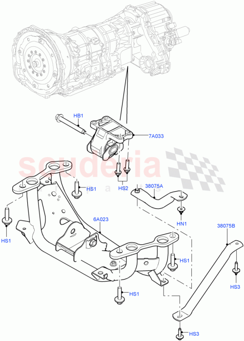 Part Diagram for Land Rover LR081354