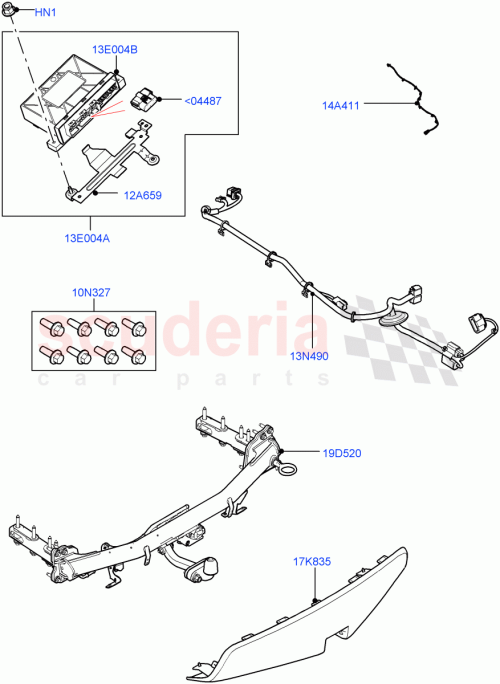 Part Diagram for Land Rover VPLCB0440