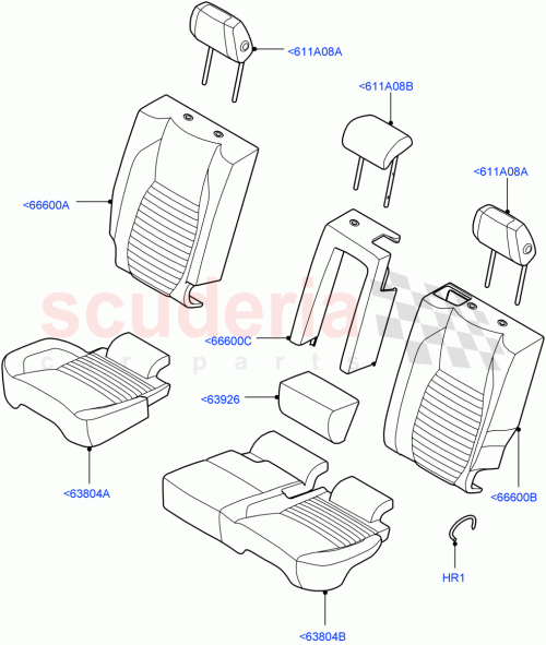 Part Diagram for Land Rover LR168161