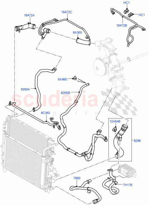 Part Diagram for Land Rover LR018959
