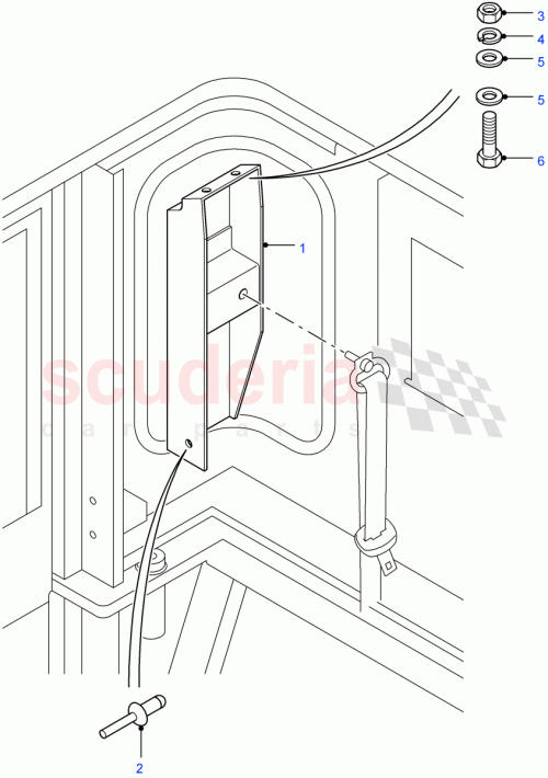 Part Diagram for Land Rover AFU1298