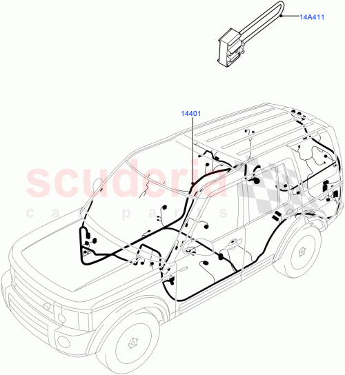 Part Diagram for Land Rover LR054251