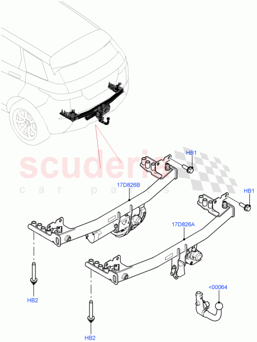 Part Diagram for Land Rover LR140181