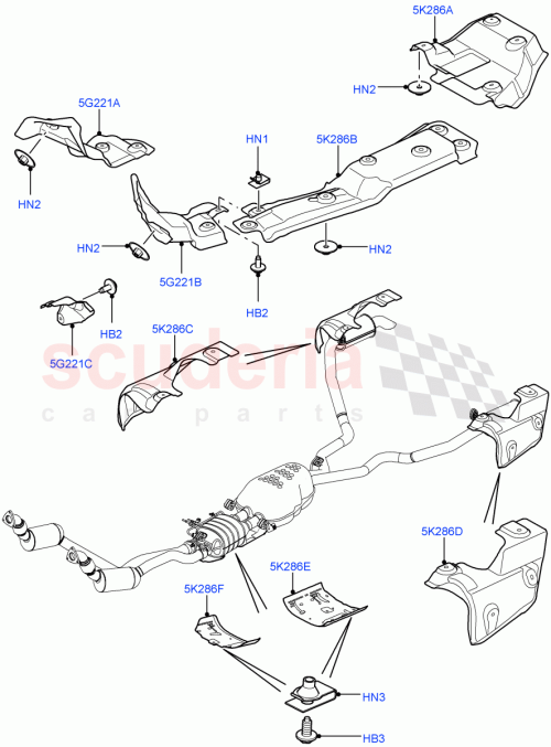 Part Diagram for Land Rover XYG500160