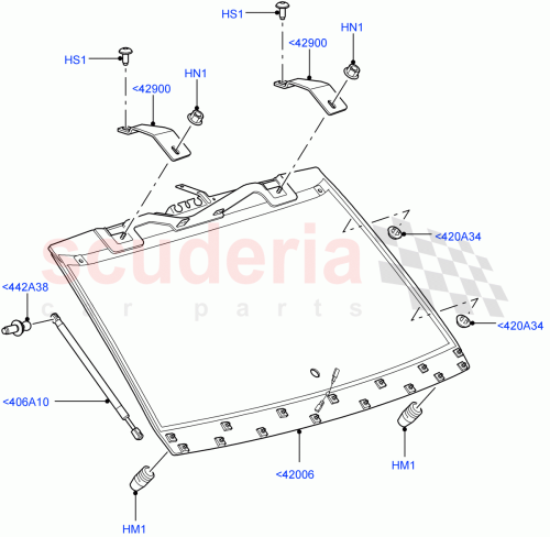 Part Diagram for Land Rover BHE790020