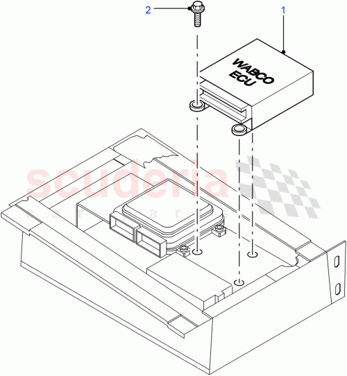 Part Diagram for Land Rover SRD000110