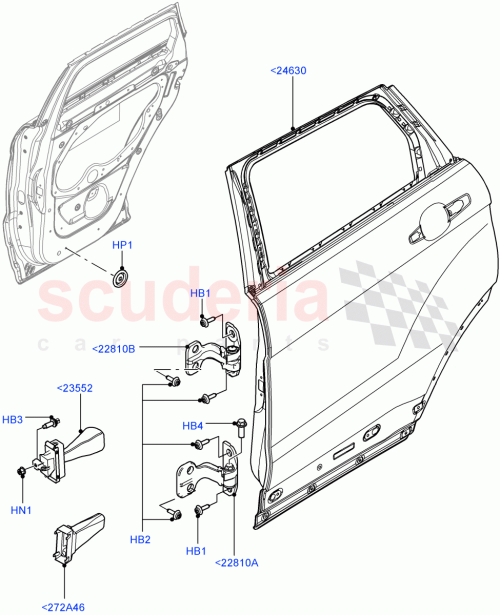 Part Diagram for Land Rover LR027585